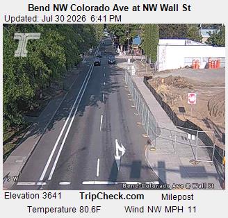 Bend Colorado Ave at Wall St